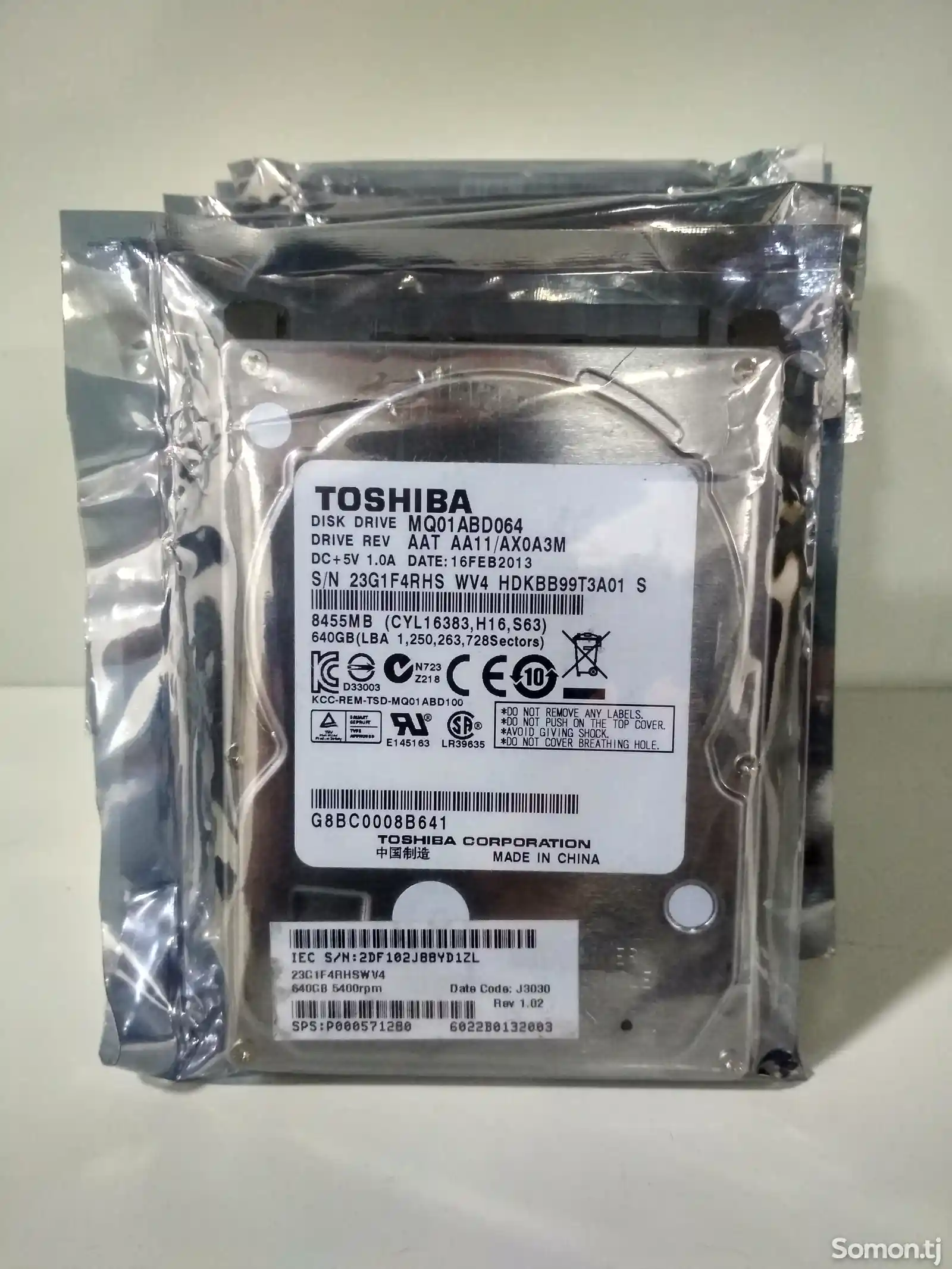 Жёсткий диск для ноутбуков Toshiba 640GB-1