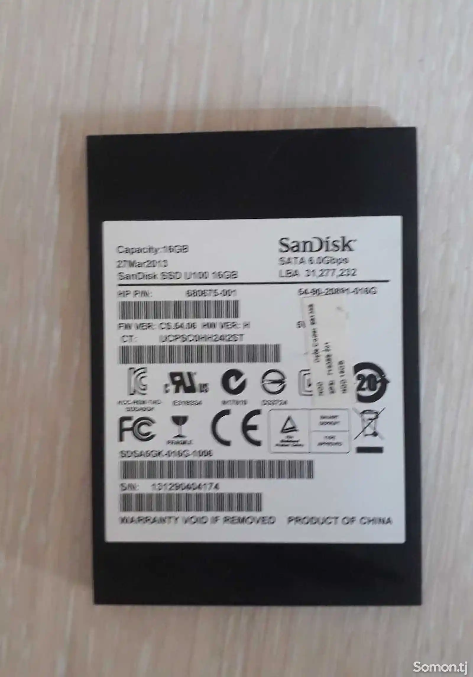 SanDisk SSD 16GB