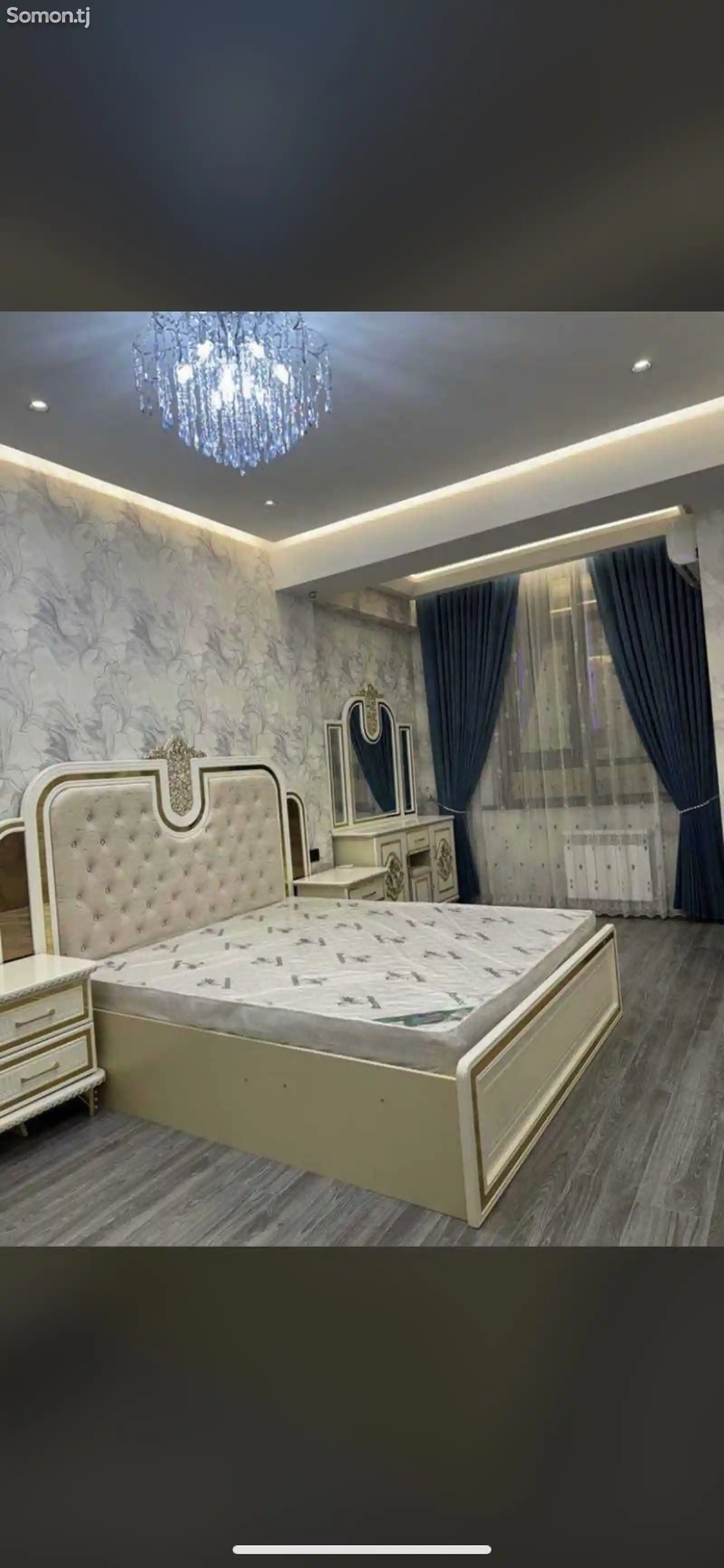 2-комн. квартира, 4 этаж, 60м², Сомони-1