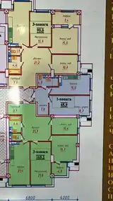 2-комн. квартира, 8 этаж, 56 м², Сомони-4