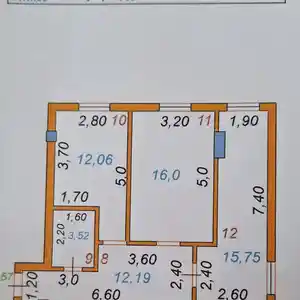 2-комн. квартира, 3 этаж, 100 м², Рудаки