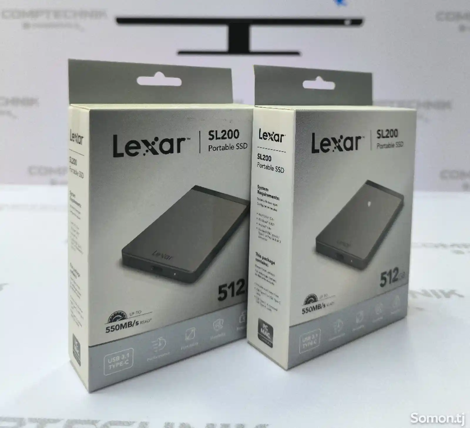 Внешний SSD Lexar SL200 512GB-2