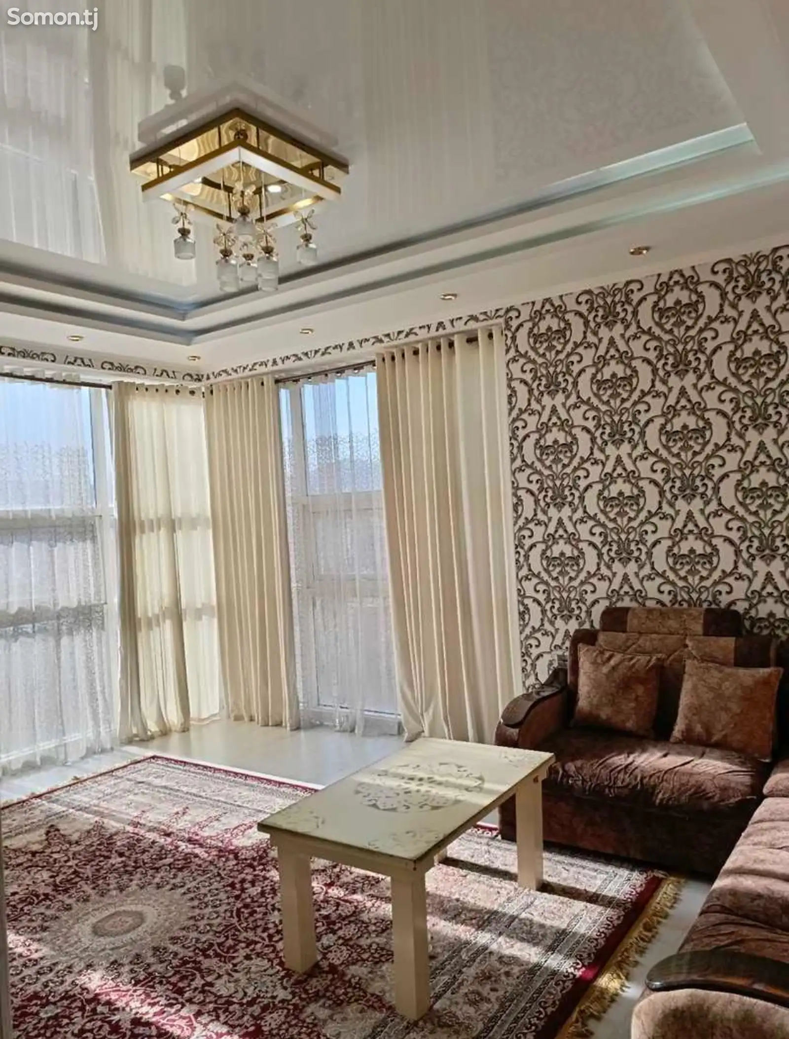 2-комн. квартира, 6 этаж, 80м², парки Айни-1