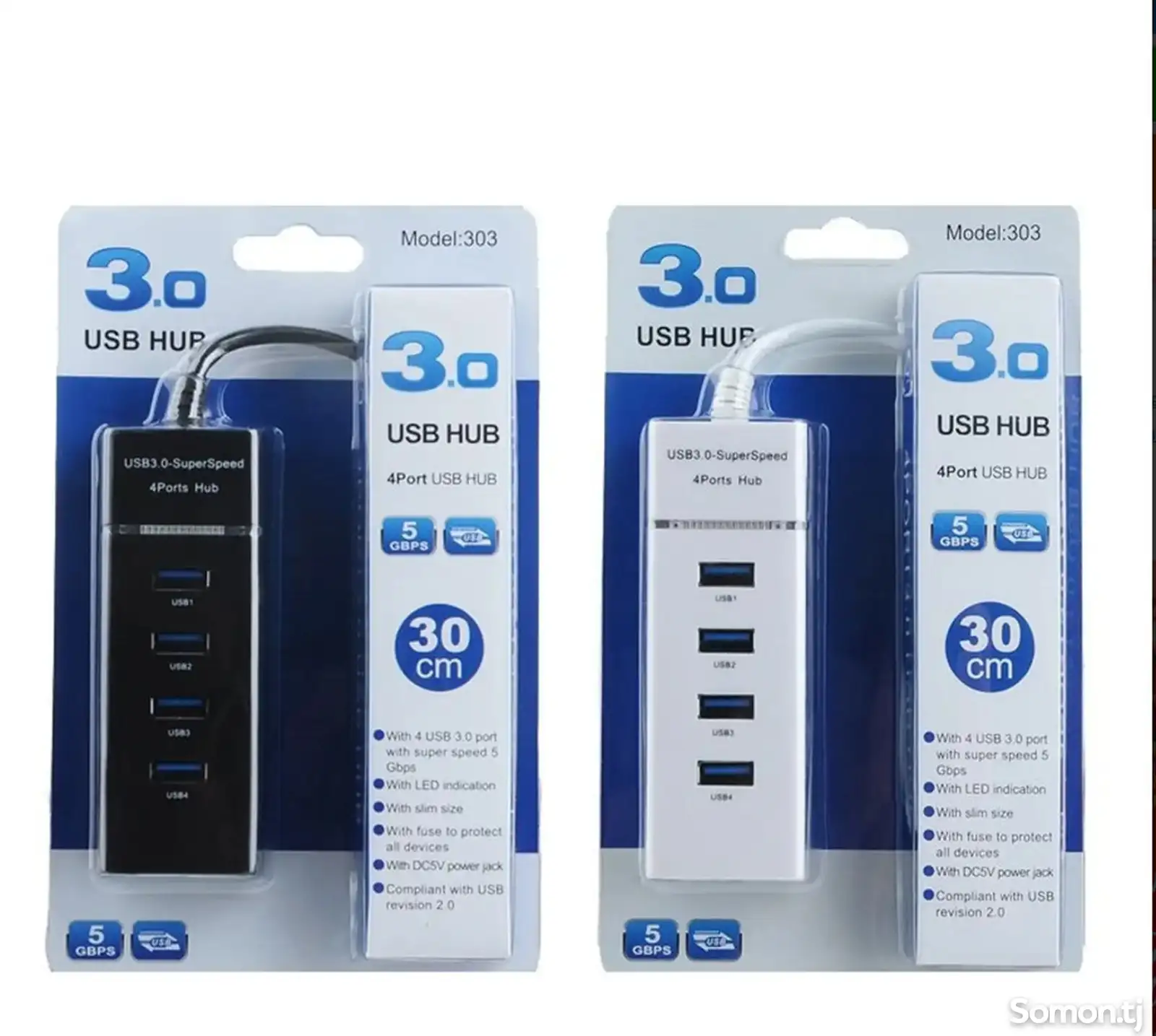 USB HUB 3.0 адаптер 4 порта-1