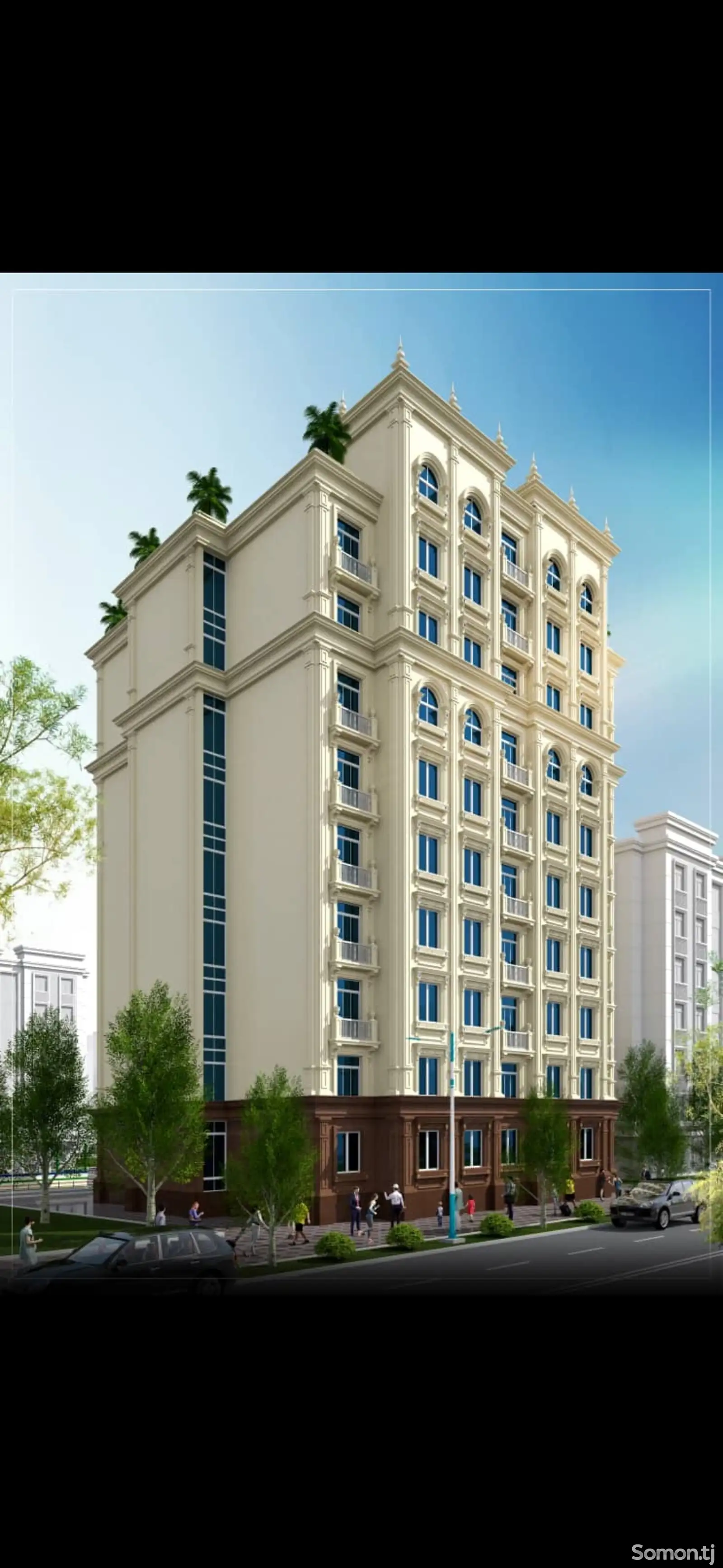 2-комн. квартира, 4 этаж, 72 м², Зубной-1