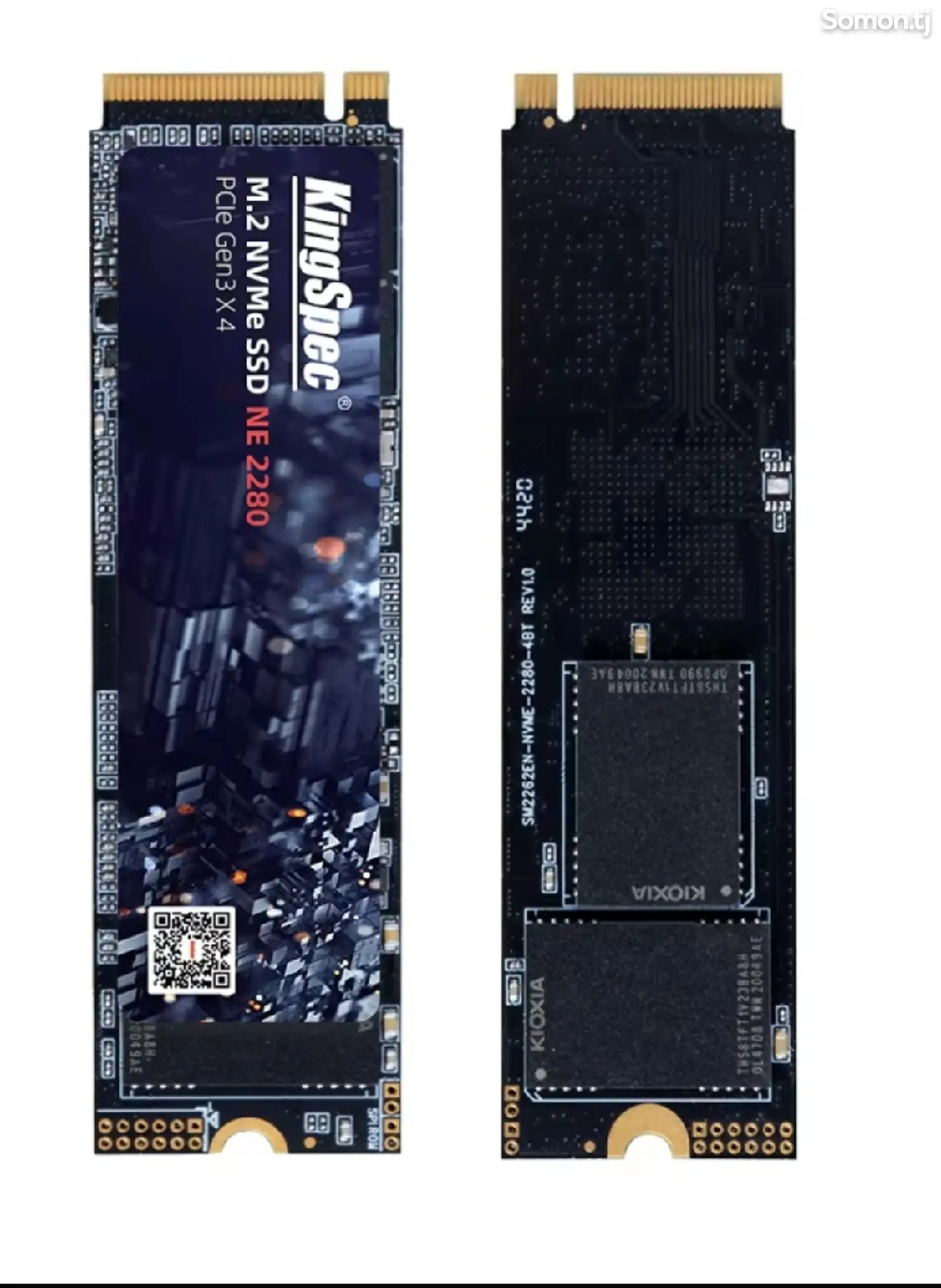 Внутренний SSD накопитель KingSpec 512GB M.2 SSD с Dram M2 PCIe NVME-1