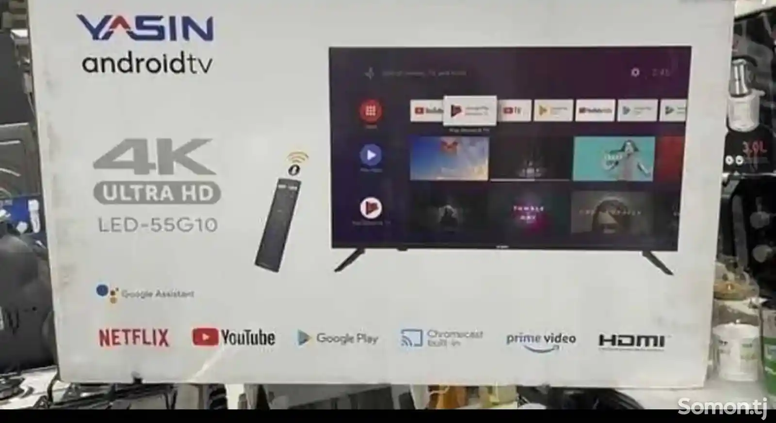 Телевизор Yasin 55 Android TV 4k