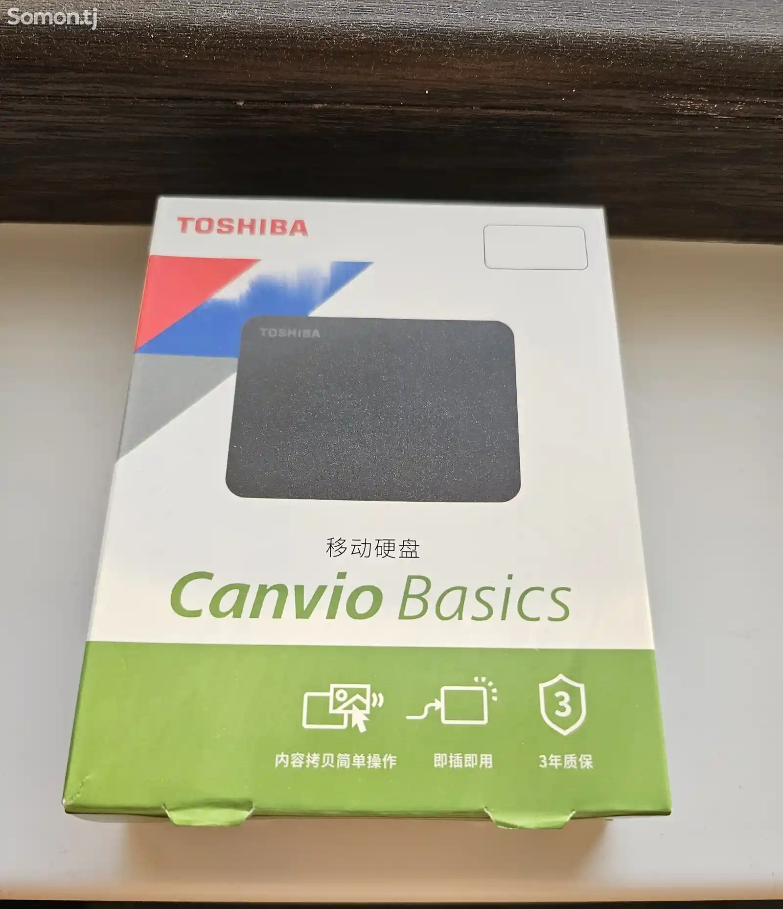 Внешний жесткий диск Toshiba Canvio Basics 300 Gb-1