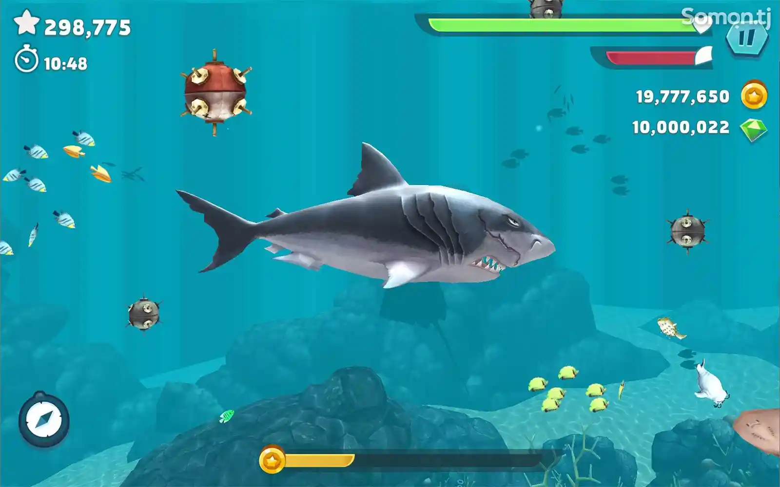 Игра Hungry shark world для PS-4 / 5.05 / 6.72 / 7.02 / 7.55 / 9.00 /-2