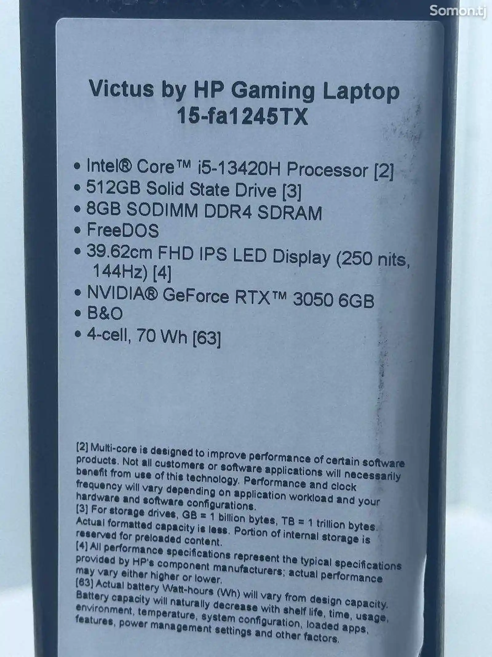 Ноутбук HP Victus Gaming-4