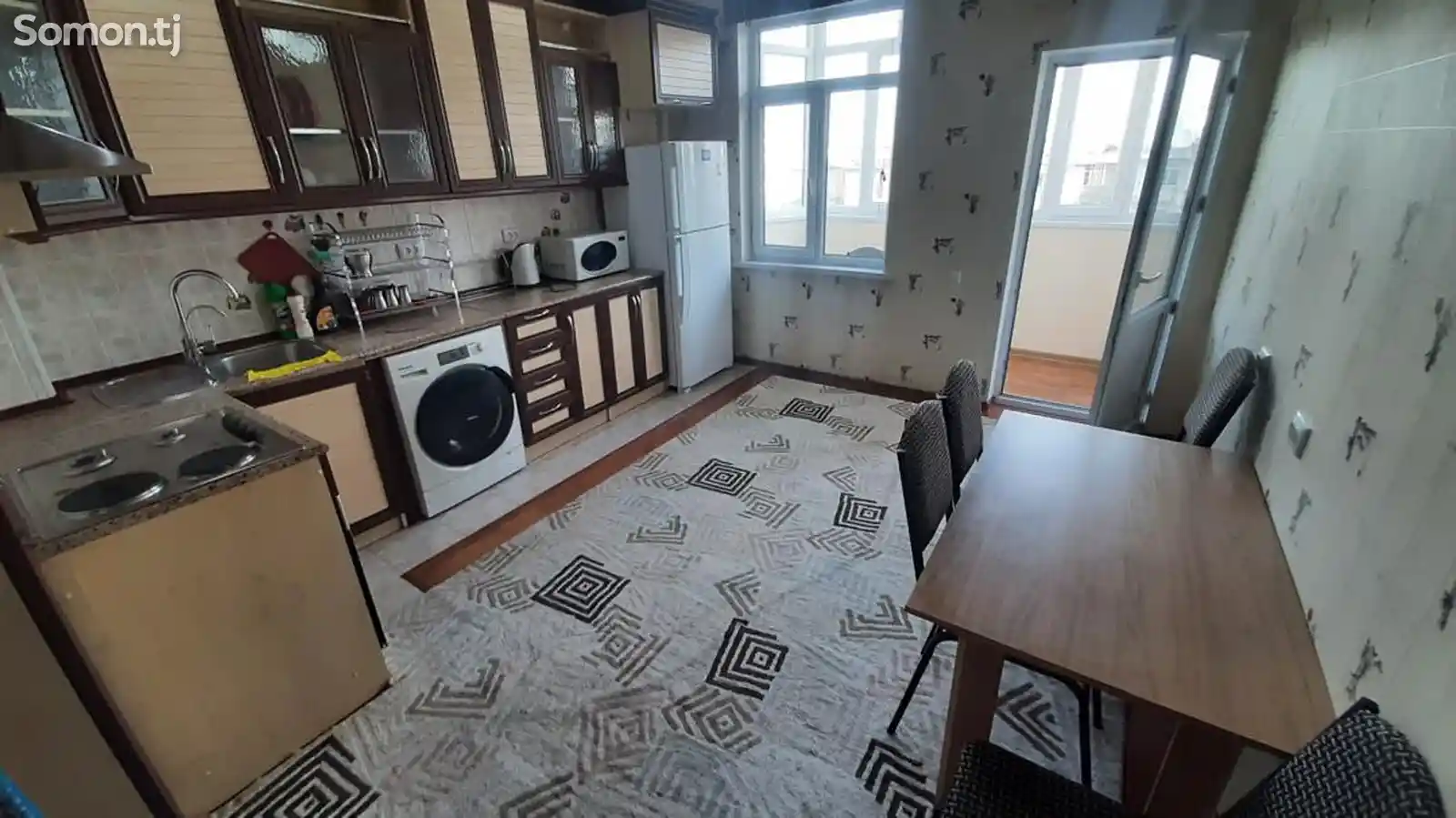 3-комн. квартира, 9 этаж, 140м², Исмоили сомони, улица Пушкина, МГУ-6