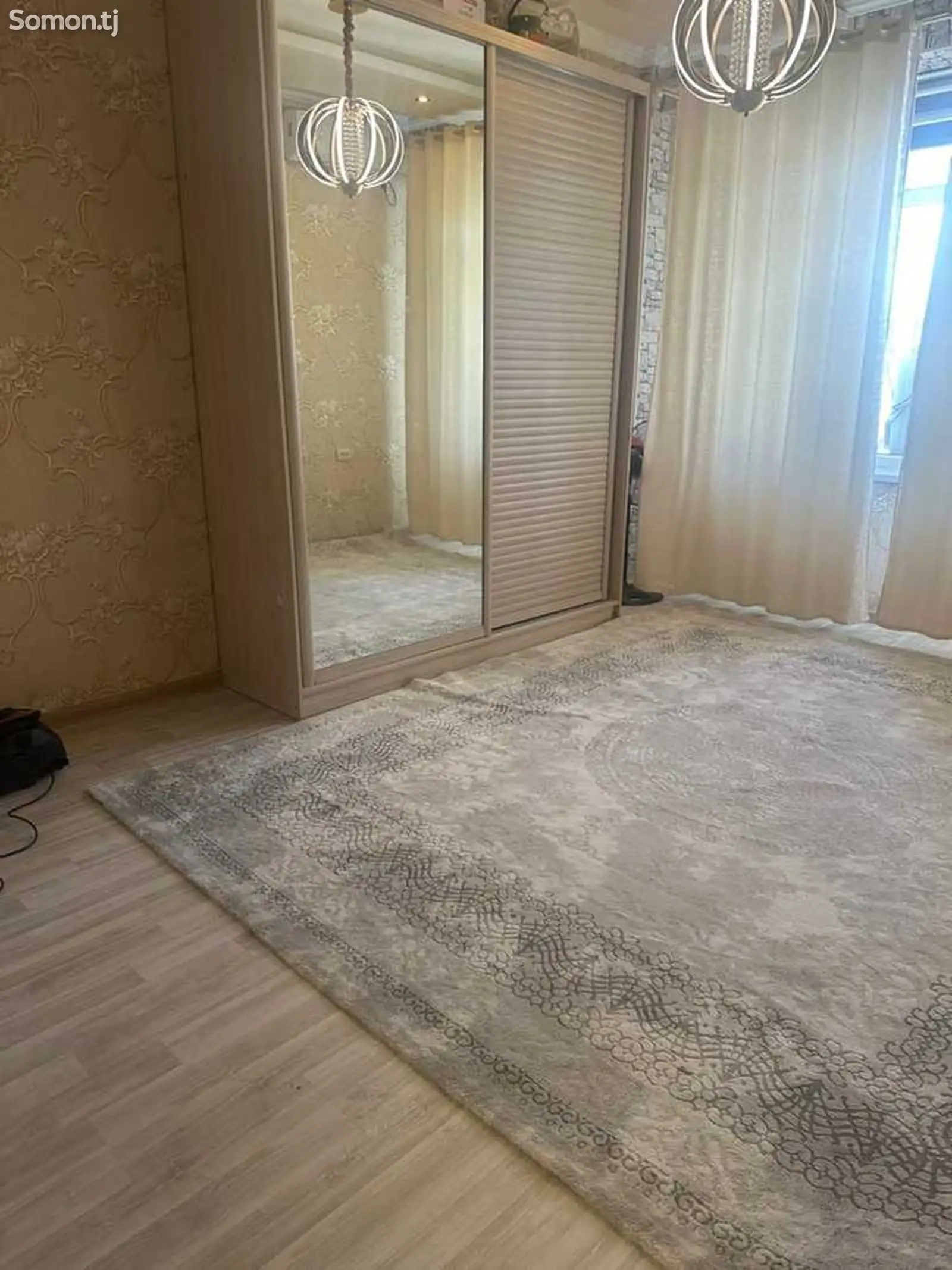 2-комн. квартира, 12 этаж, 60м², Исмоили Сомони-1