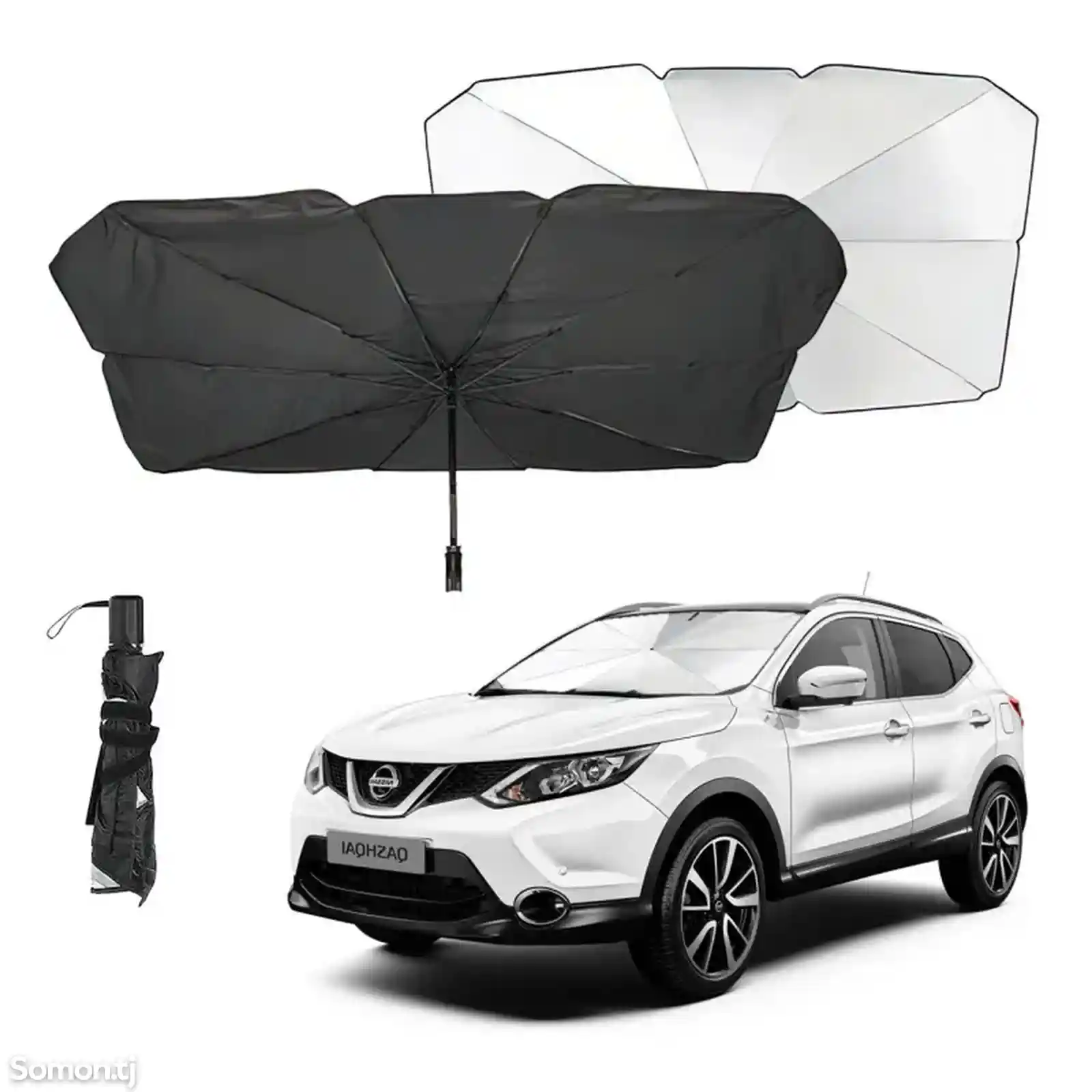 Автомобильный солнцезащитный зонтик на лобовое стекло-1