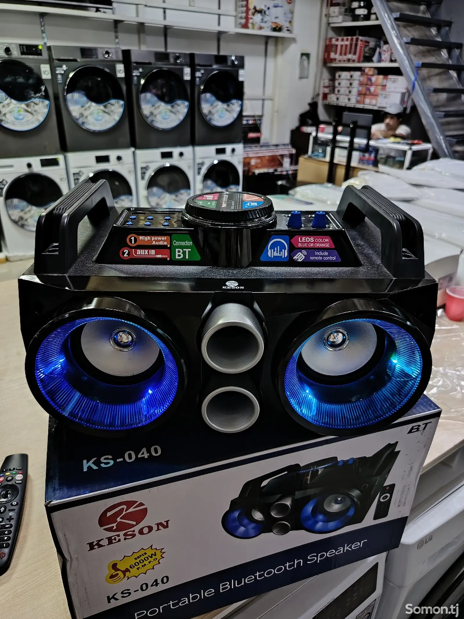 Колонка Keson 040 Bluetooth пульт-1