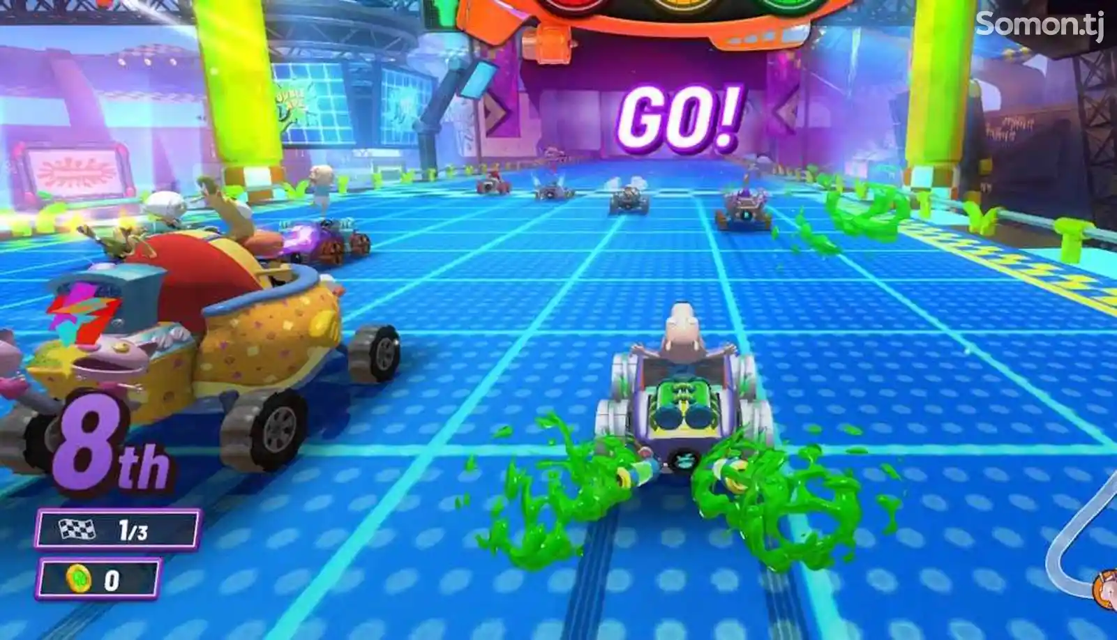 Игра Nickelodeon kart racers 3 slime speedway для компьютера-пк-pc-3