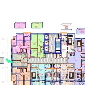 1-комн. квартира, 13 этаж, 46 м², Сомони