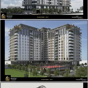 3-комн. квартира, 10 этаж, 117 м², Шохмансур