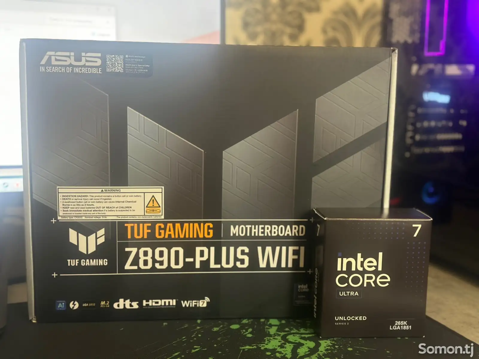 Материнская плата ASUS TUF Gaming Z890 plus DDR5