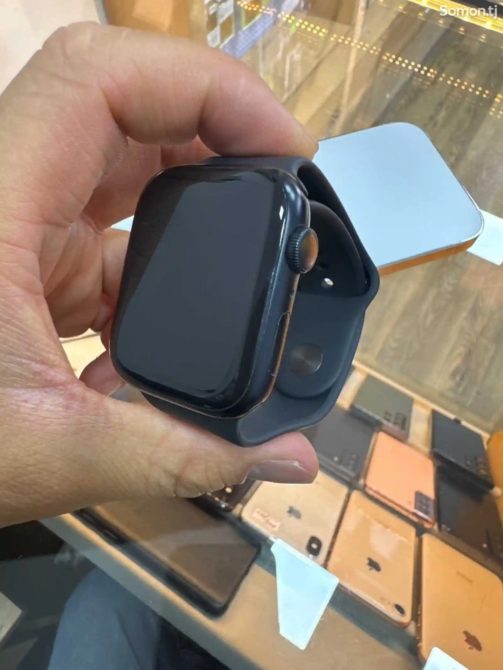 Смарт часы Apple Watch 7 45mm Silver Ceramic-1