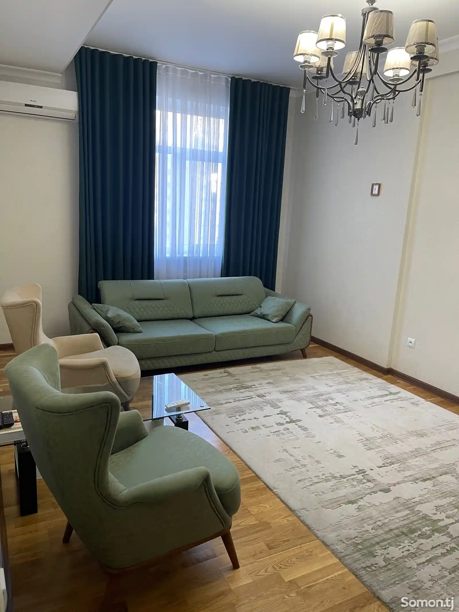 2-комн. квартира, 8 этаж, 65м², И. Сомони-1