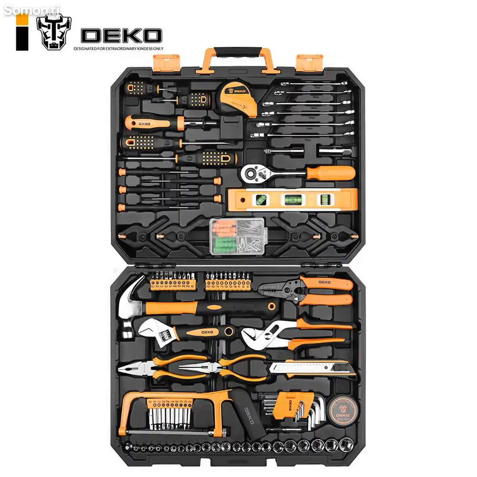 Набор инструментов Deko c 168 деталями Deko DKMT168-3
