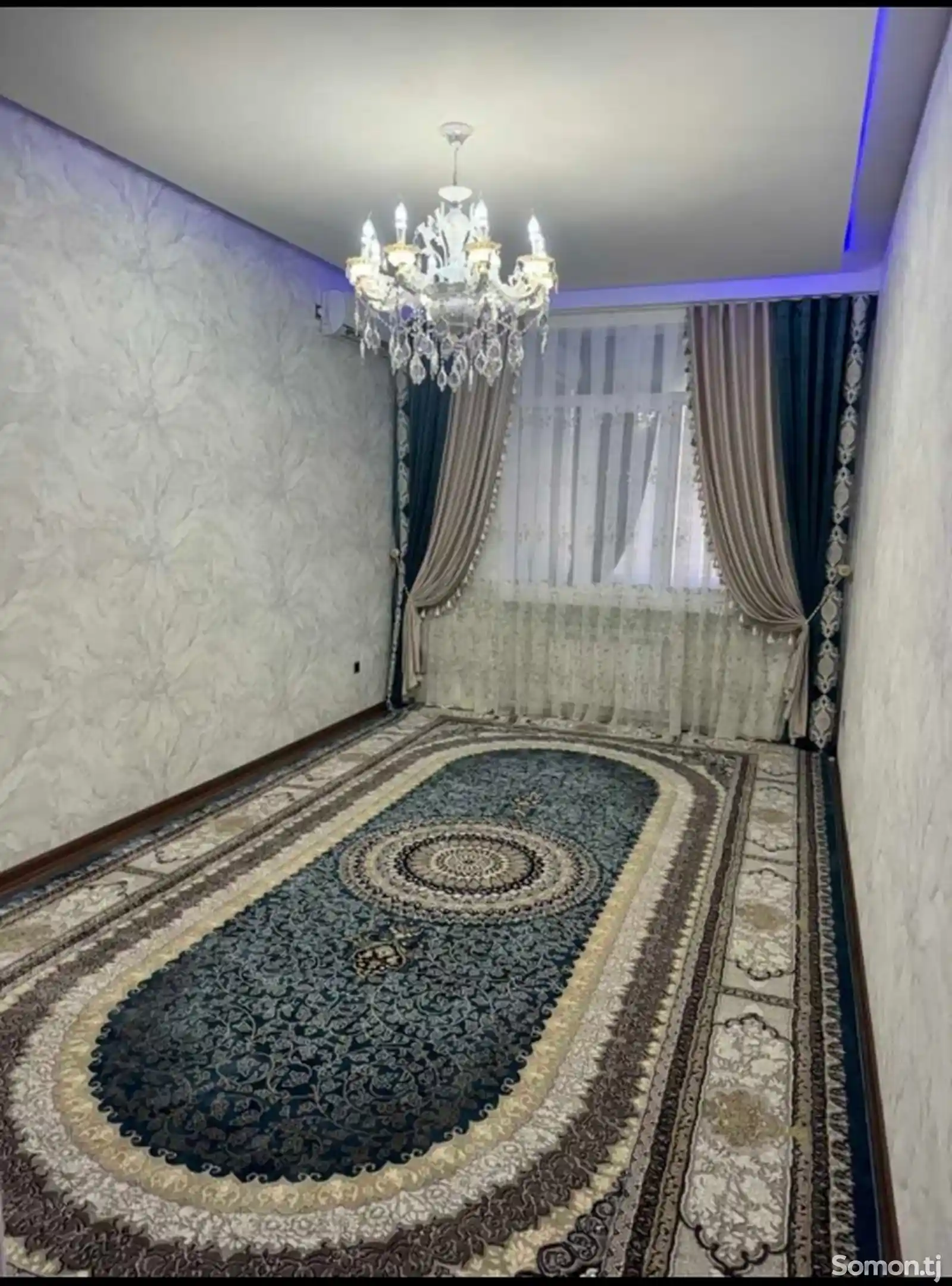 2-комн. квартира, 11 этаж, 60м², Сомони-1