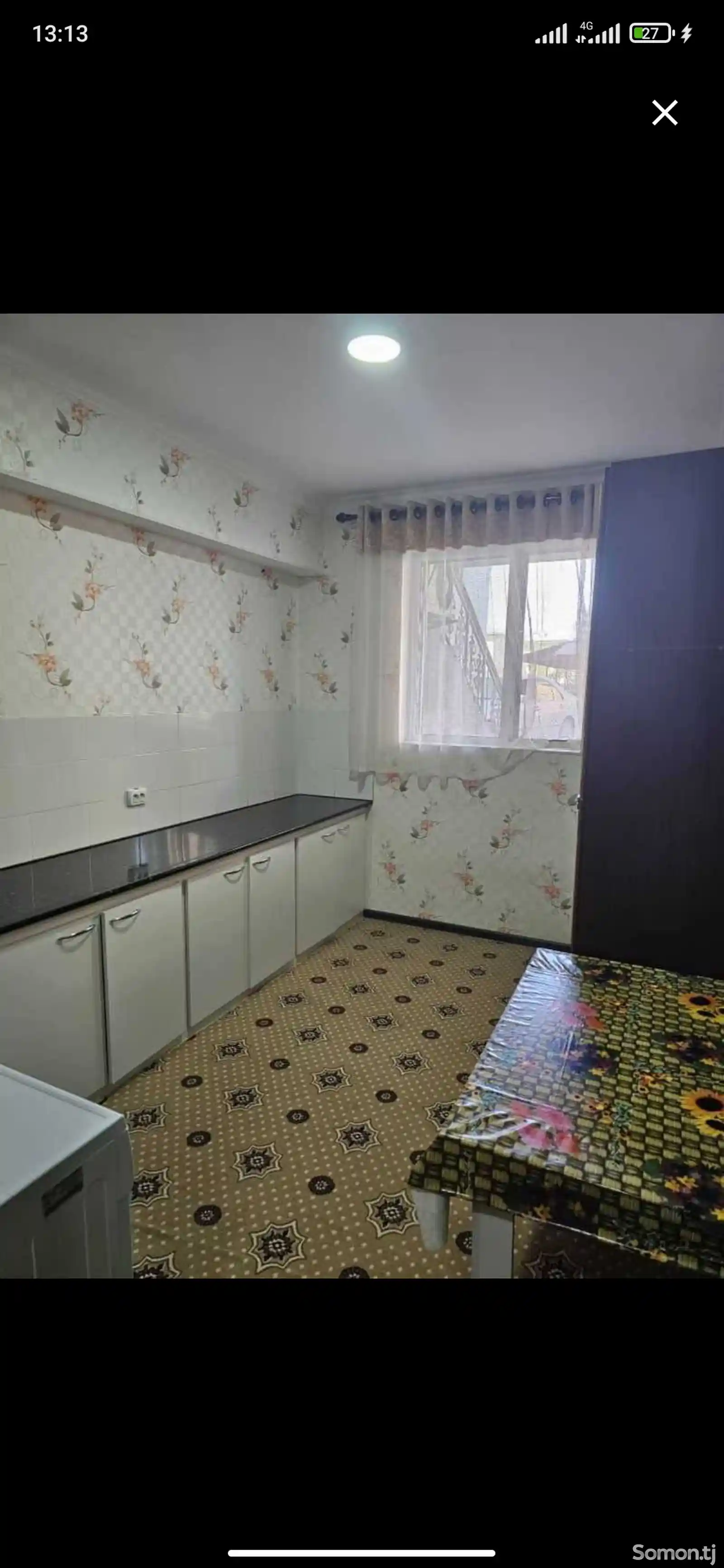 1-комн. квартира, Цокольный этаж, 40 м², Панчшанбе-8