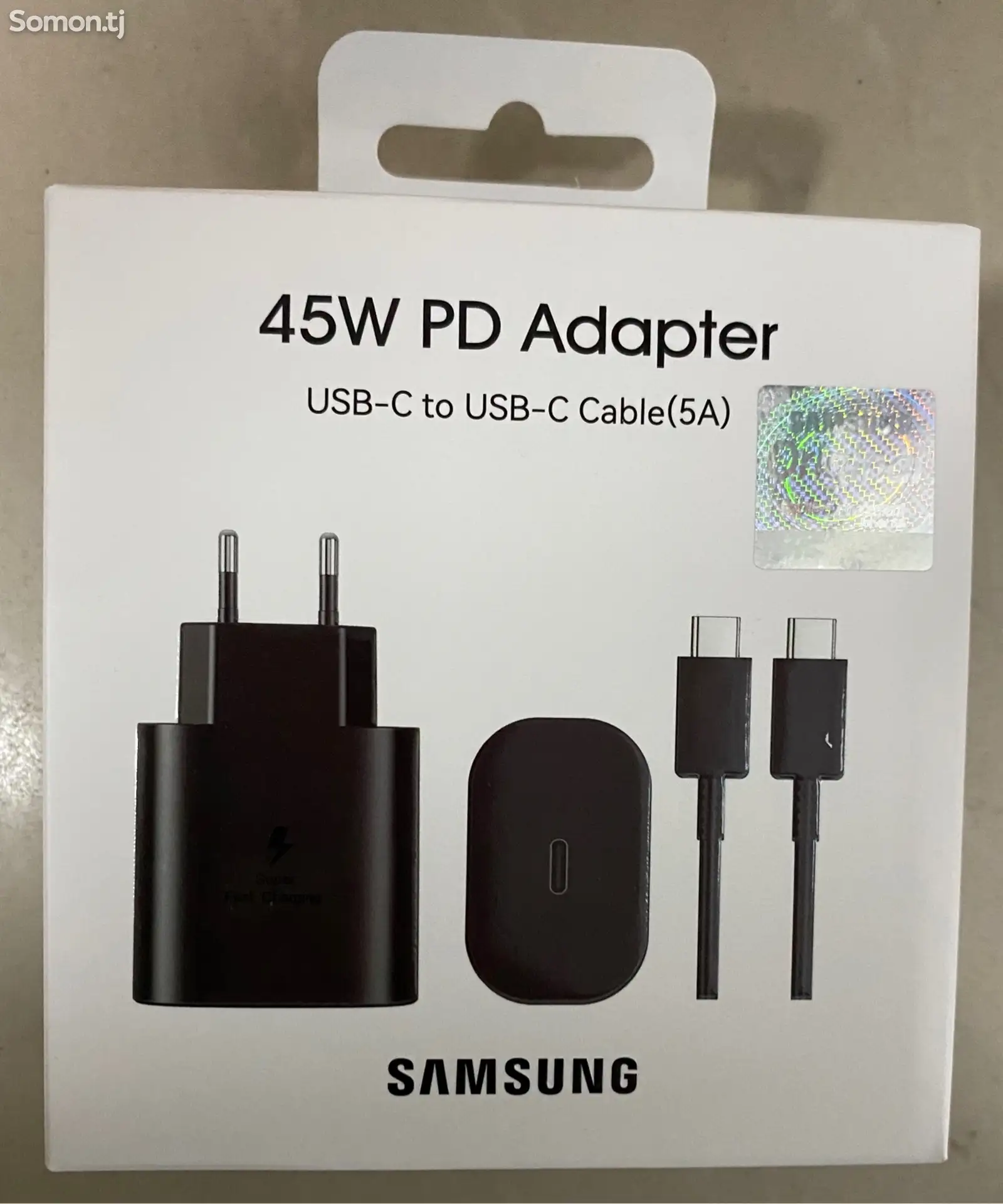 Зарядное устройство Samsung 45W PD Power Adapter чёрный-1