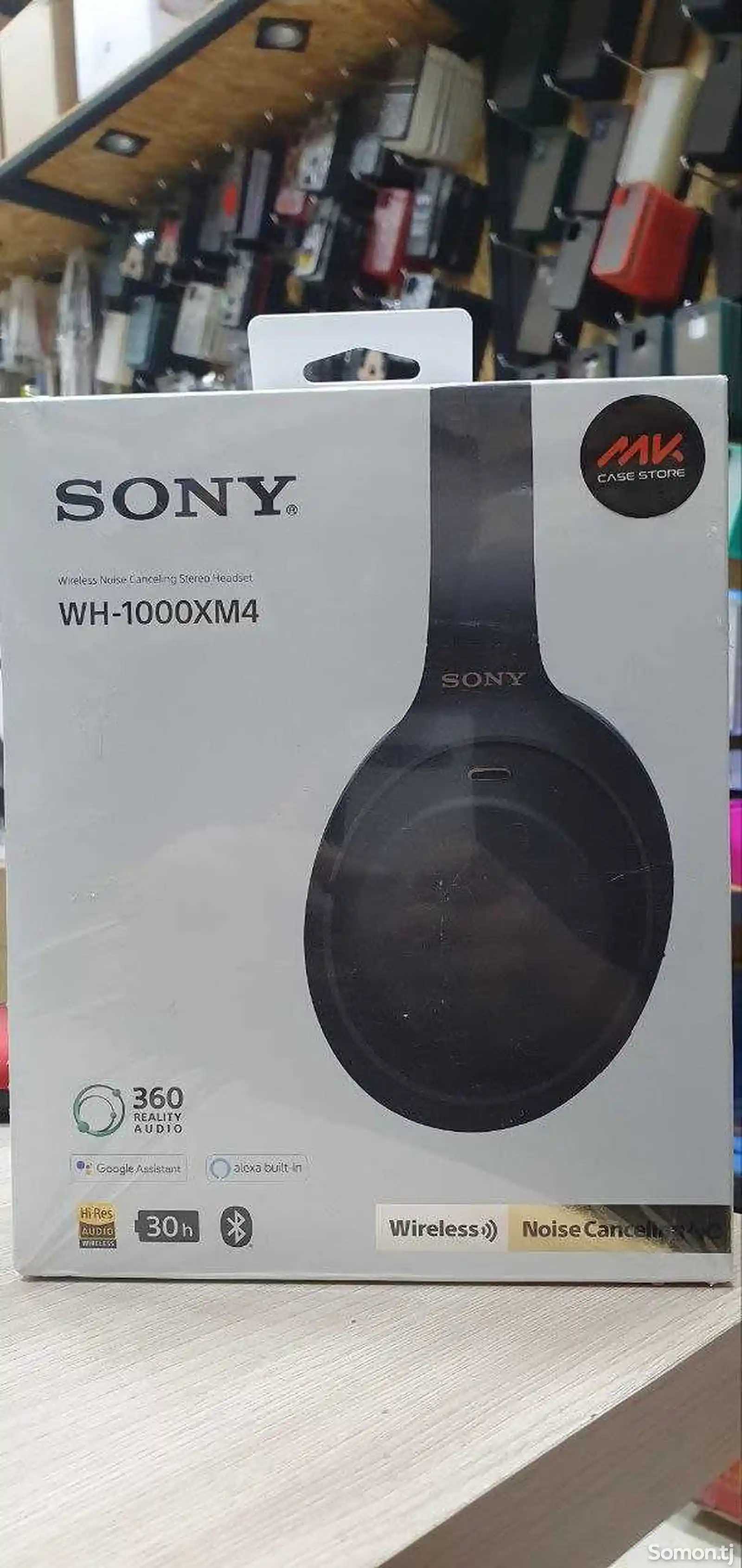 Наушники Sony WH-1000XM4 black-1