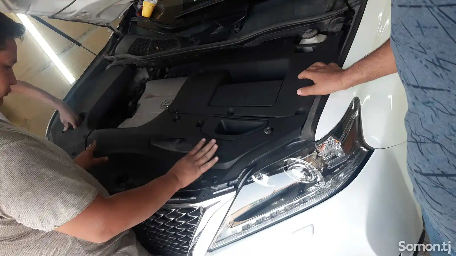 Верхняя защита двигателя от Lexus RX 2010-2015-4