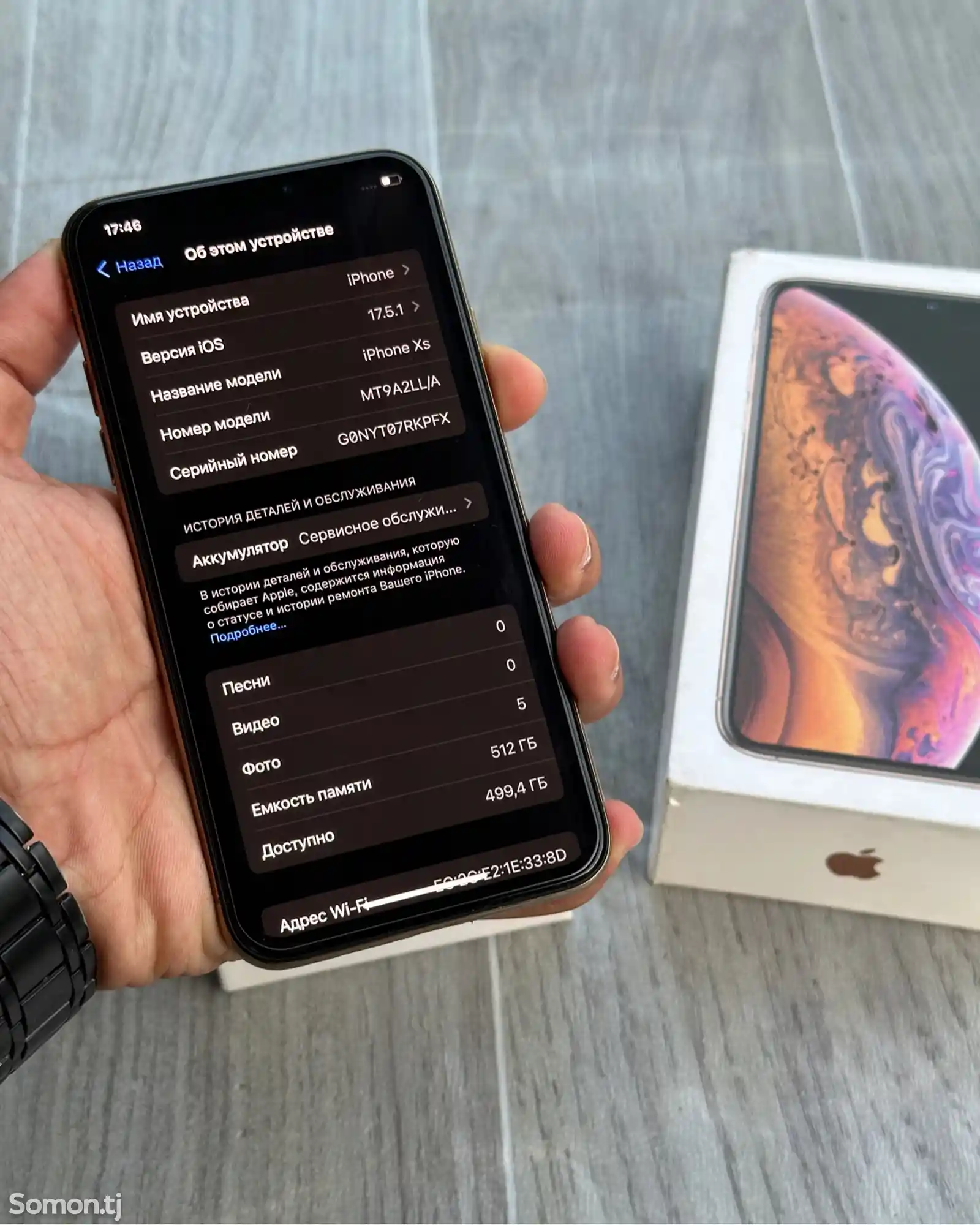 Apple iPhone Xs, 512 gb, Gold-5