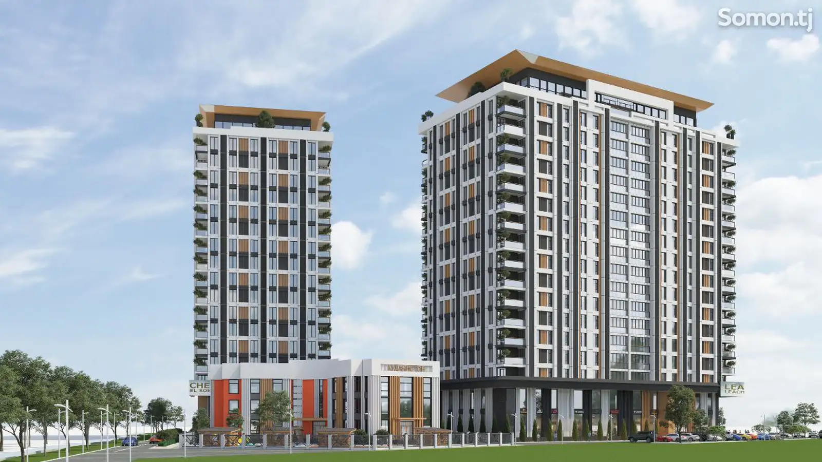 3-комн. квартира, 7 этаж, 76 м², Сино, Сирки Давлатӣ-3