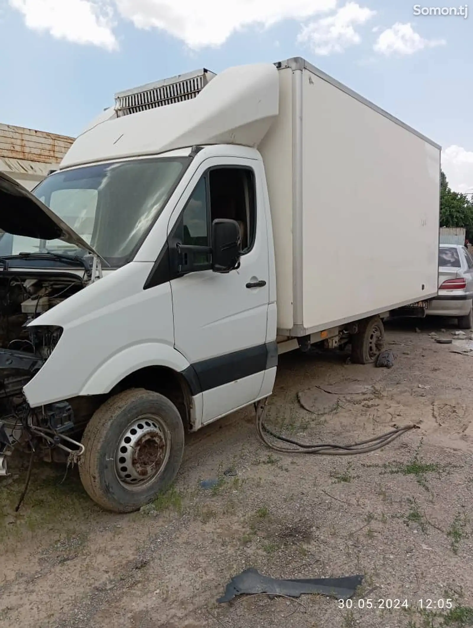 Бортовой автомобиль автомобиль Mercedes-Benz Sprinter, 2007-1