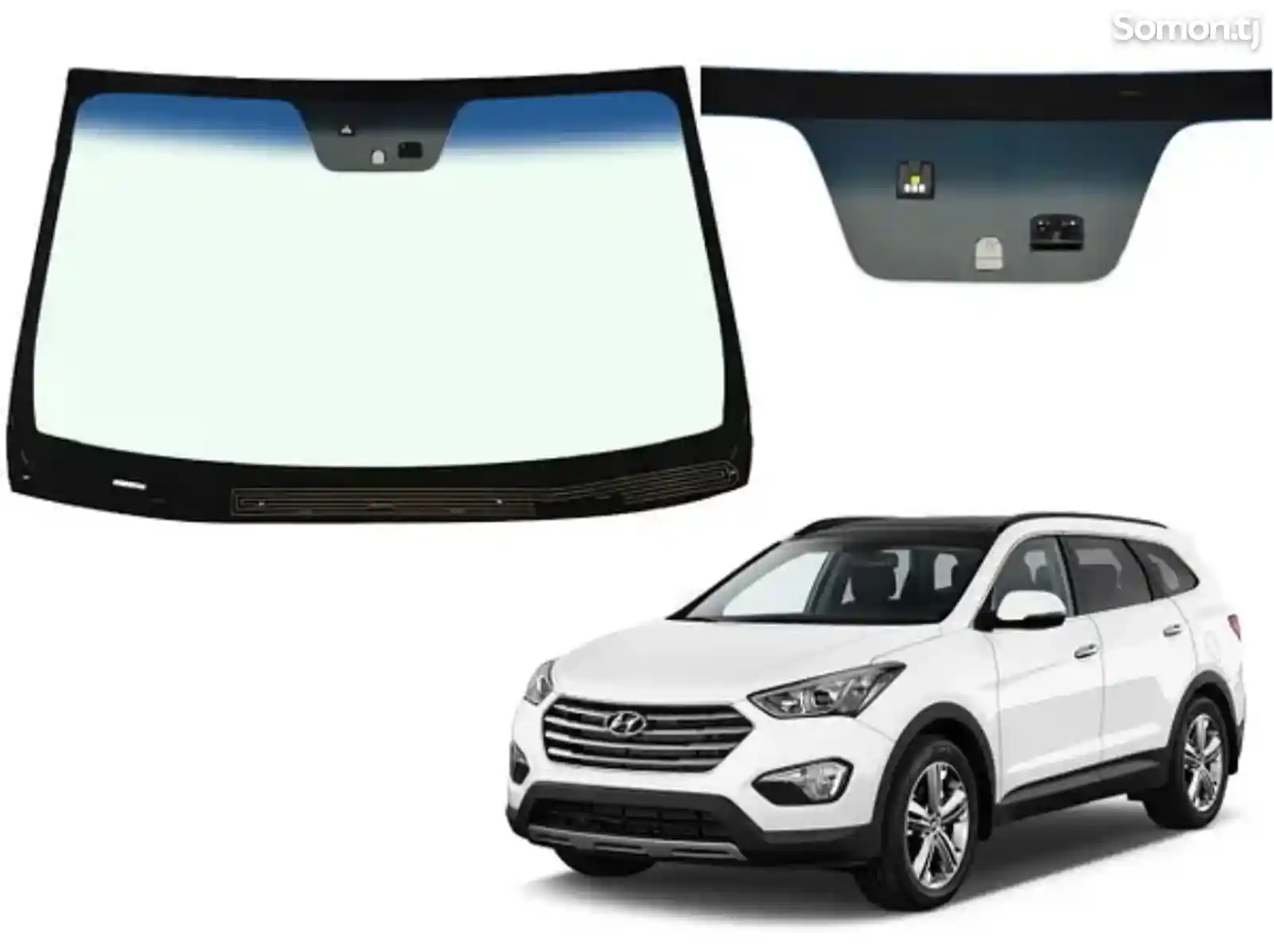 Лобовое стекло Hyundai Santafe 2017 2018 2019