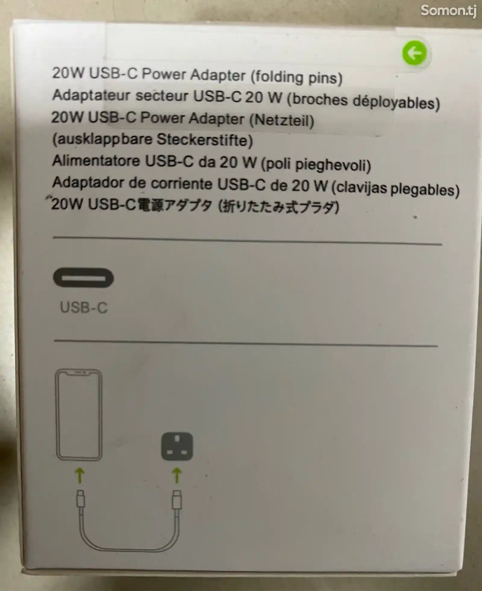 Адаптер питания Apple 20W USB-C iphone-2