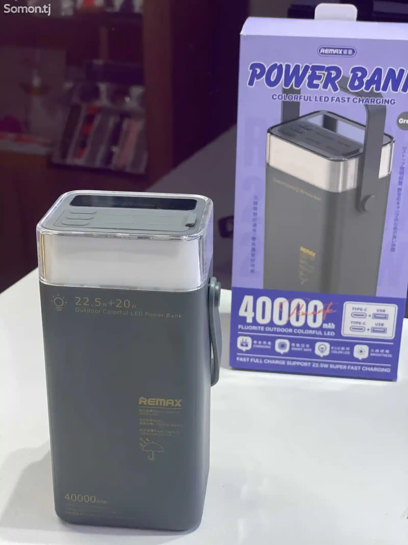 Внешний аккумулятор Remax Powerbank RPP-596 -40000mah-1