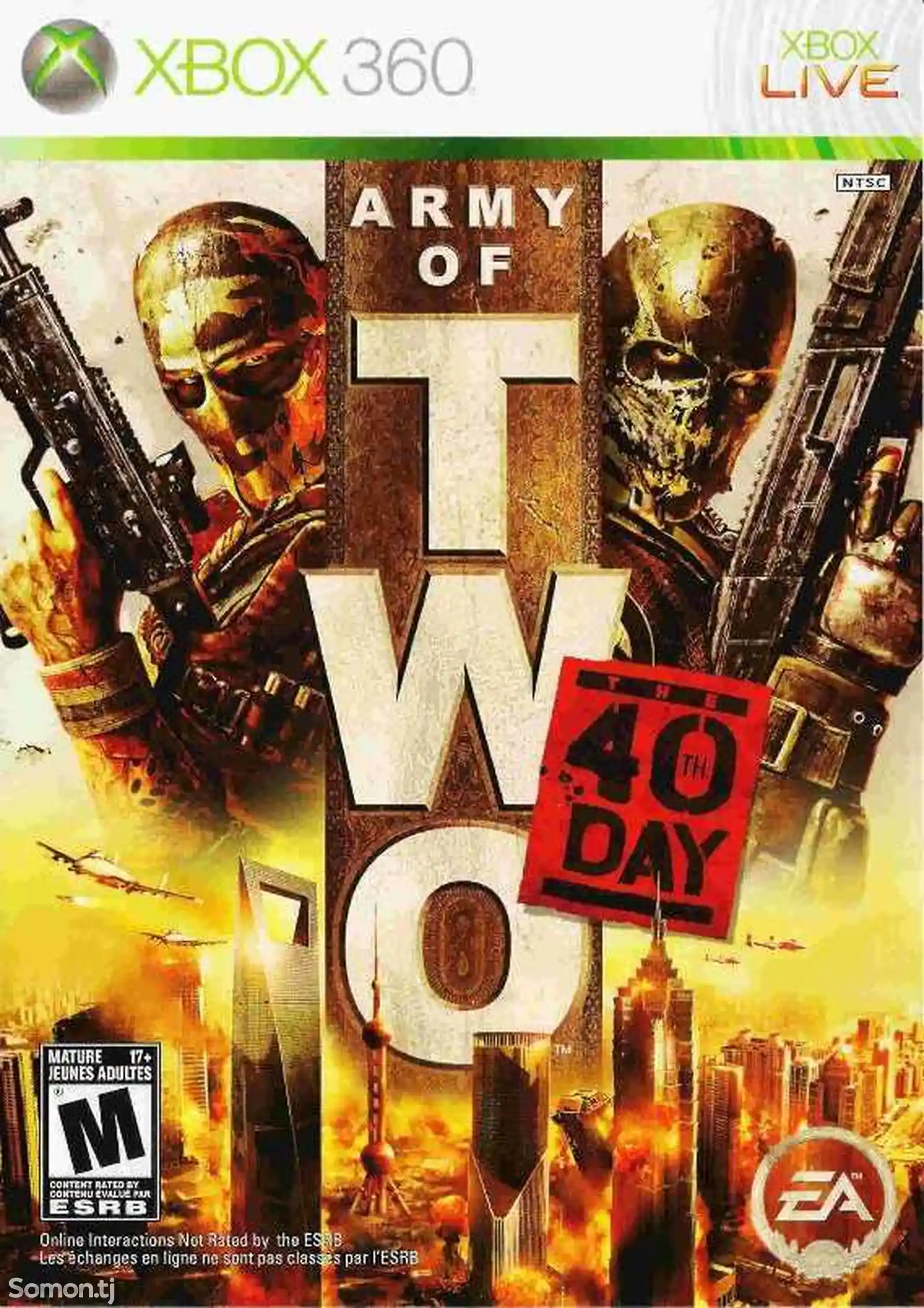 Игра Army of two the 40th day Xbox 360