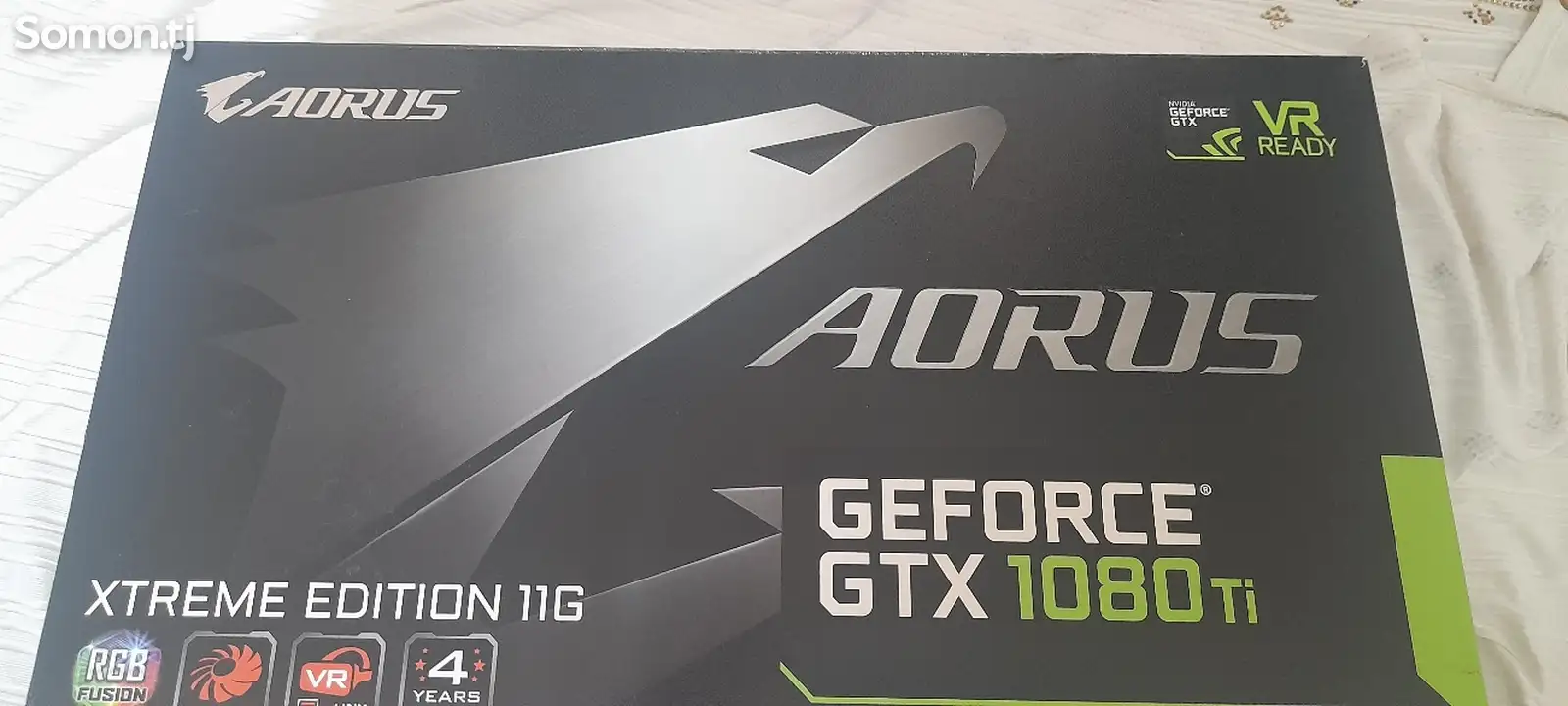 Видеокарта Aorus 1080ti 11gb-1