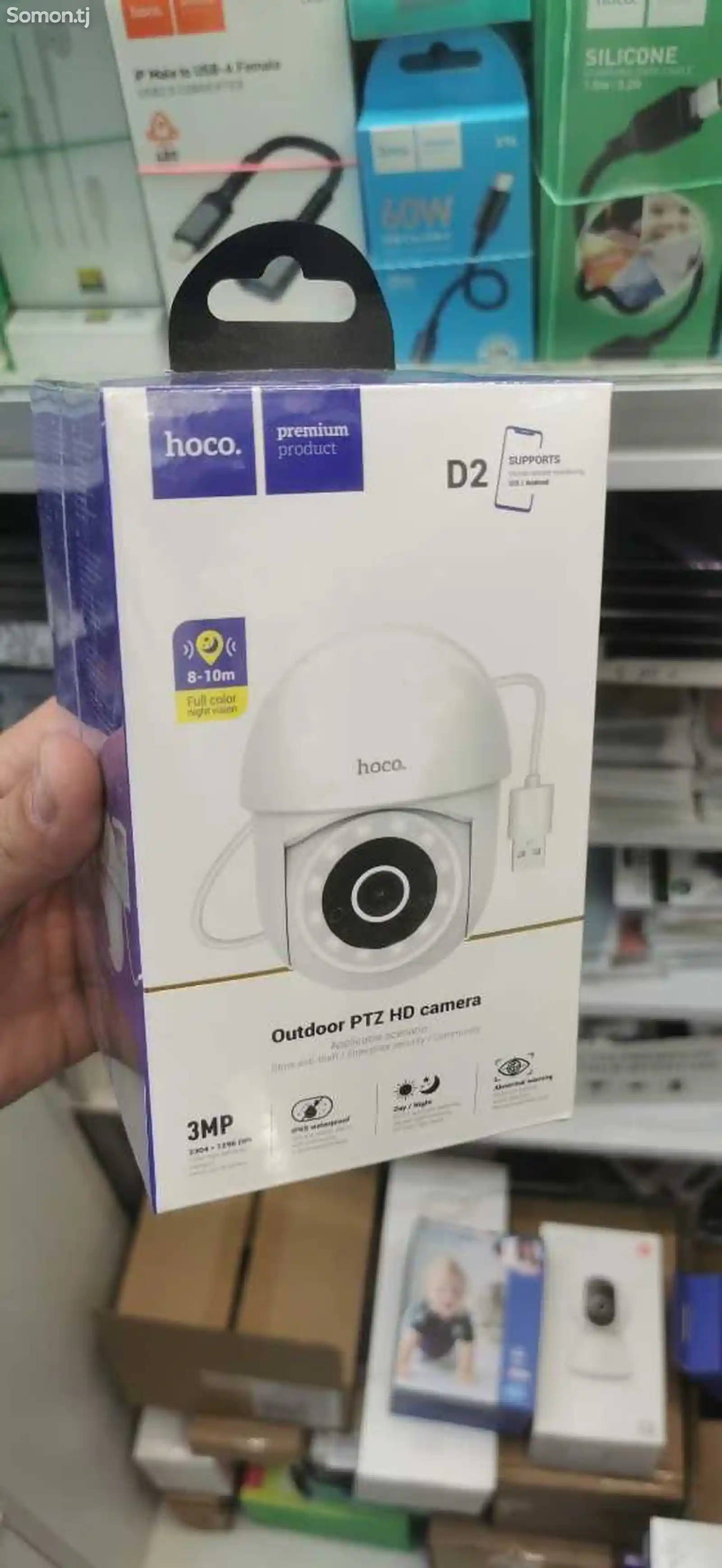 Камера видеонаблюдения hoco D2 3MP HD-4