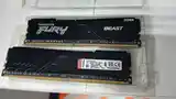 Оперативная память DDR4 16 ГБ 2х8 ГБ 3200 мгц Kingston Fury Beast-2