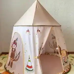 Детская игровая палатка вигвам 123х116 см + сумка