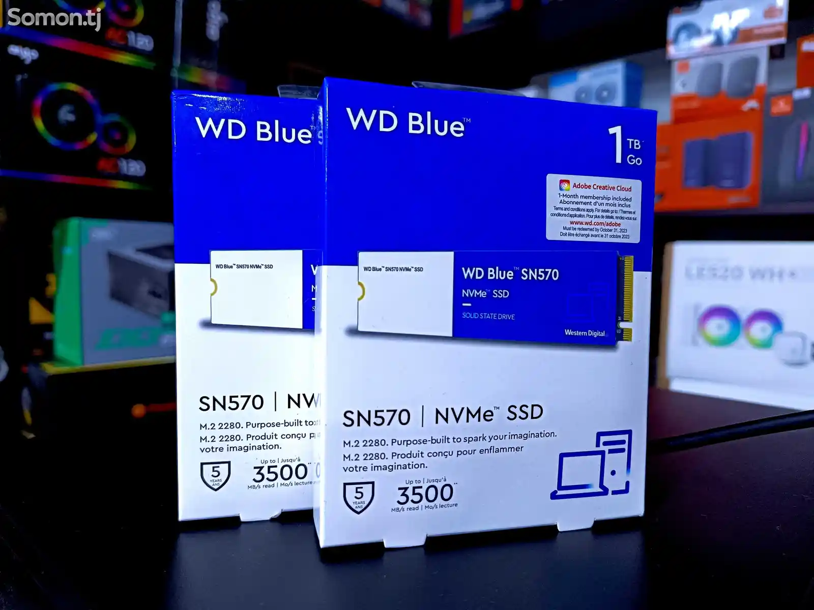SSD накопитель M.2 NVME WD Blue SN570 / 1TB 3500Mb/S