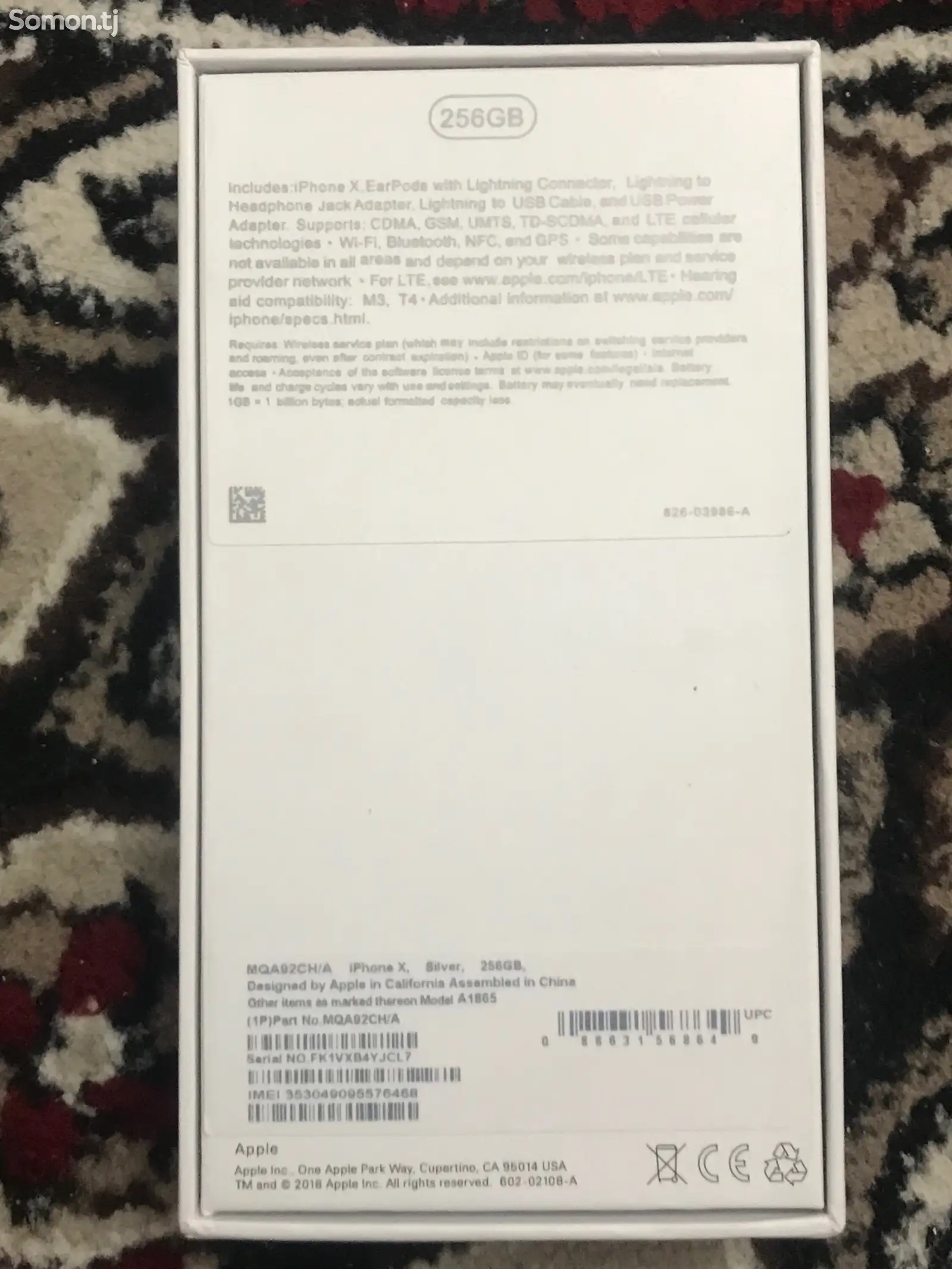 Apple iPhone X, 256 gb, Silver-5