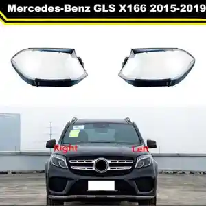 Стекло фары на Mercedes gls w166