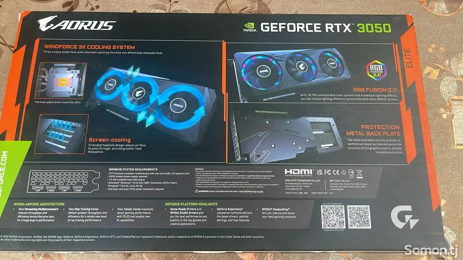 Видеокарта Geforce RTX 3050-2