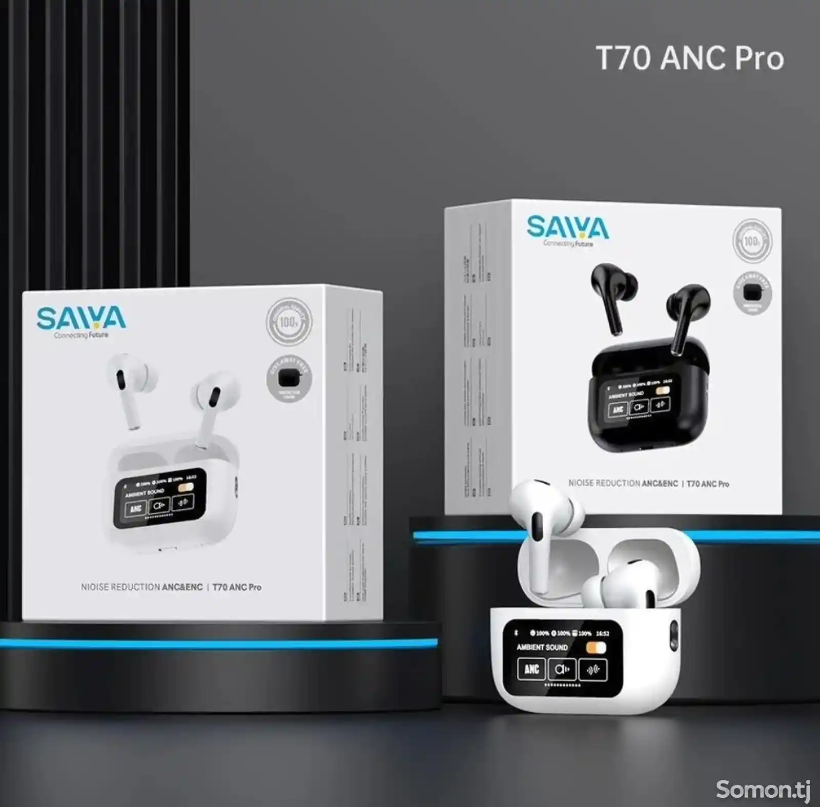 Беспроводные наушники Saiya T70 ANC Pro