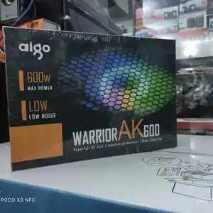 Блок Питания AIGO Warrior AK-600 600W RGB