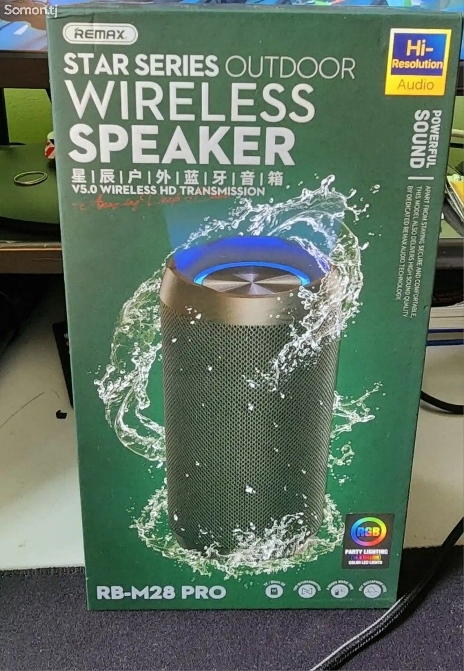 Портативная акустическая колонка wireless speaker Remax RB-M28 Pro-8