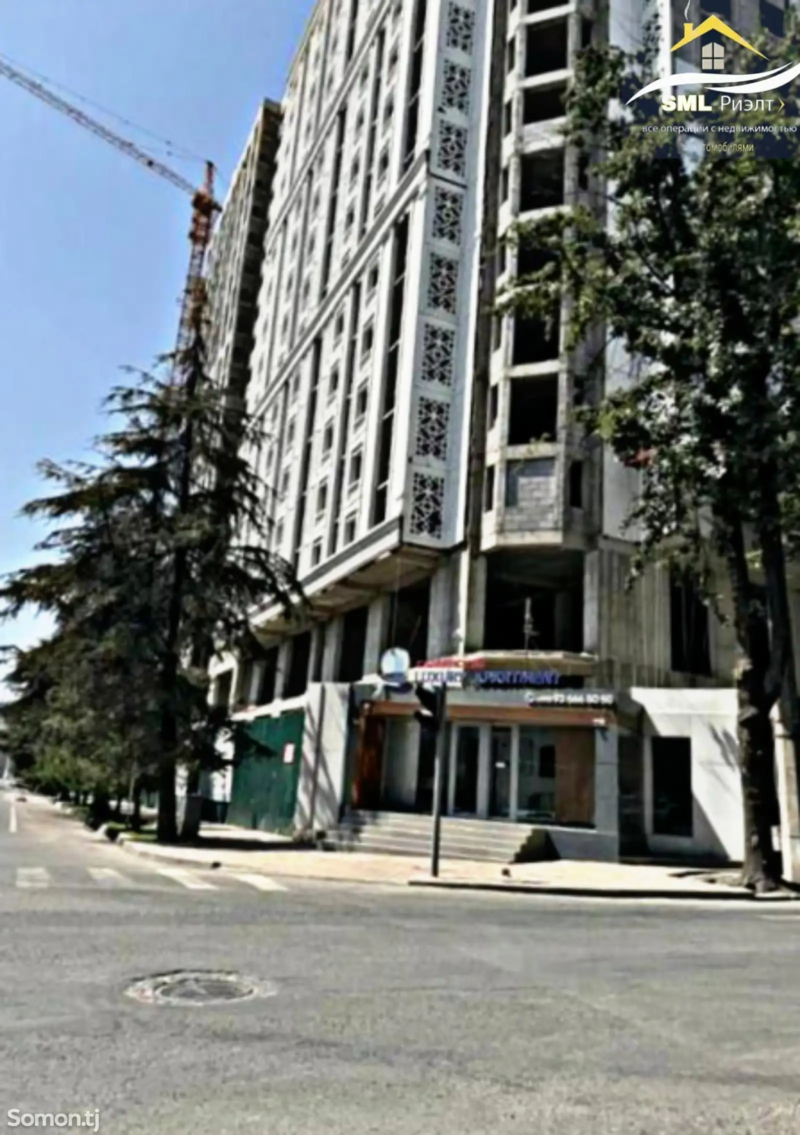 2-комн. квартира, 10 этаж, 96 м², И. Сомони-1