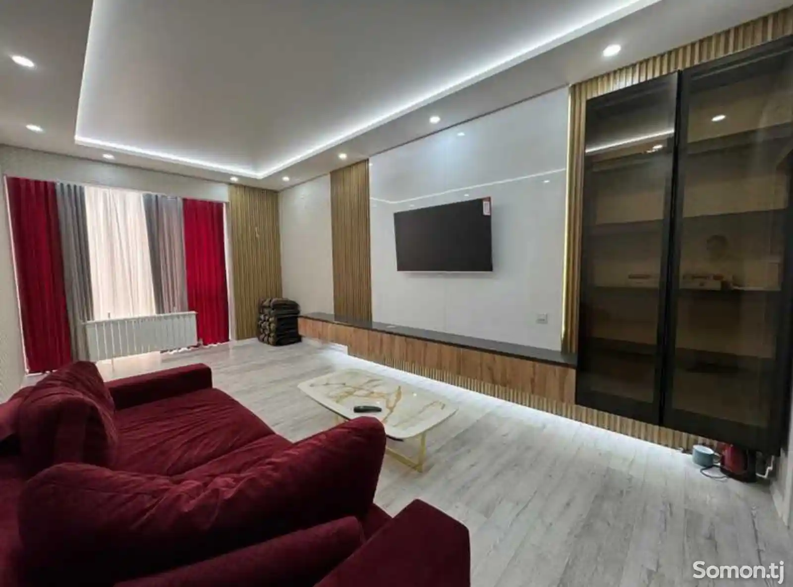 2-комн. квартира, 12 этаж, 84м², Сомони-1